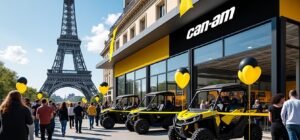 découvrez le tout premier point de vente can-am à paris ! explorez une gamme exceptionnelle de véhicules tout-terrain et de produits innovants, tout en bénéficiant de conseils d'experts pour vivre des aventures inoubliables. rejoignez-nous pour célébrer cette ouverture exclusivité et plongez dans l'univers can-am.