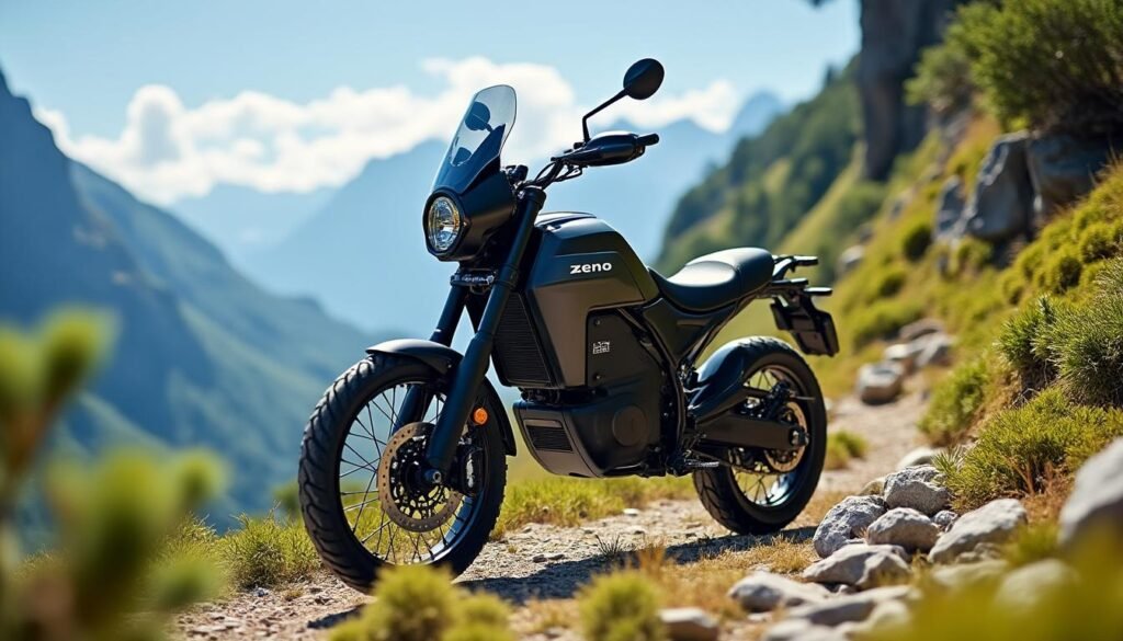 explorez la zeno emara adv, la moto électrique 'aventure' la plus économique du marché. pour seulement 2 000 euros, préparez-vous à vivre mille volts d'adrénaline à chaque trajet. ne manquez pas cette expérience unique qui allie performance et prix imbattable!