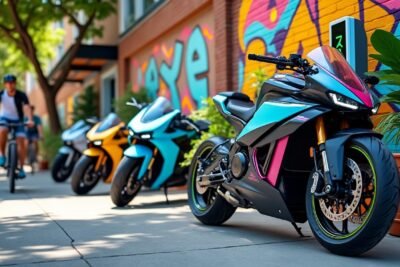 découvrez l'alliance parfaite entre innovation et esthétique avec notre sélection des motos électriques les plus stylées et amusantes. explorez des designs futuristes qui ne compromettront pas votre plaisir de conduite tout en respectant l'environnement.