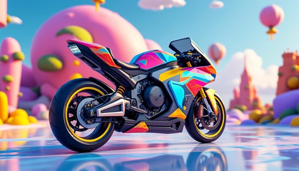 découvrez une moto électrique révolutionnaire, fusionnant l'intelligence artificielle et l'impression 3d, inspirée par des univers animés enchanteurs. plongez dans un monde où technologie et créativité se rencontrent pour redéfinir la conduite.