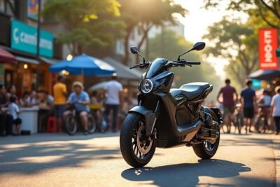 découvrez la moto électrique indomobil tyler, symbole d'une aventure moderne qui embrasse l'innovation et la durabilité, tout en plongeant au cœur de la dynamique communauté de bandung. explorez une nouvelle façon de rouler, alliant performance et respect de l'environnement.