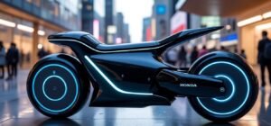soyez prêt à découvrir la première moto électrique de honda, disponible dans une semaine seulement. un nouveau chapitre s’ouvre pour les passionnés de deux-roues !