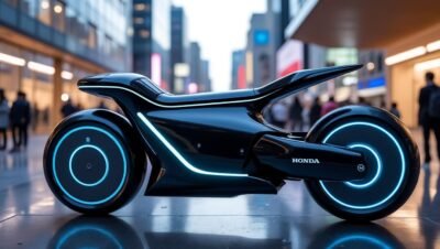 soyez prêt à découvrir la première moto électrique de honda, disponible dans une semaine seulement. un nouveau chapitre s’ouvre pour les passionnés de deux-roues !