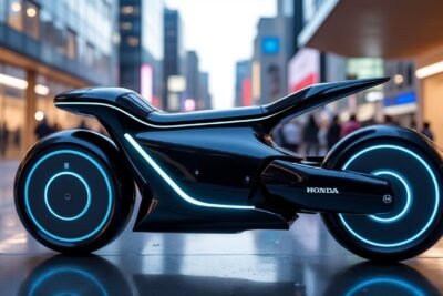 soyez prêt à découvrir la première moto électrique de honda, disponible dans une semaine seulement. un nouveau chapitre s’ouvre pour les passionnés de deux-roues !