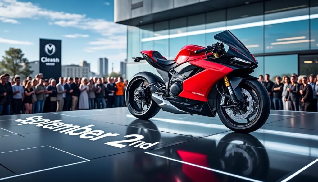 découvrez la première moto électrique de série d'un géant de l'industrie, une innovation qui promet de révolutionner le monde de la mobilité. ne manquez pas le rendez-vous le 2 septembre pour tout savoir sur ce nouveau modèle prometteur.