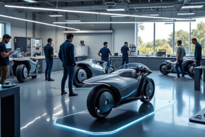 découvrez comment le pôle mécanique d'alès façonne l'avenir des motos électriques, entre innovation, performances et développement durable.