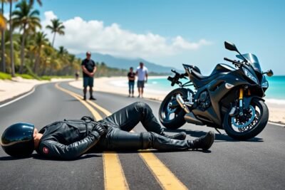 un jeune motard de 23 ans a tragiquement perdu la vie dans un accident survenu à ewa beach. découvrez les circonstances de ce drame et les réactions de la communauté locale.