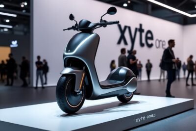 découvrez le scooter électrique xyte one dévoilé par xyte mobility à l’iaa 2025, un modèle innovant présenté sans casque pour une expérience urbaine unique et une mobilité durable.