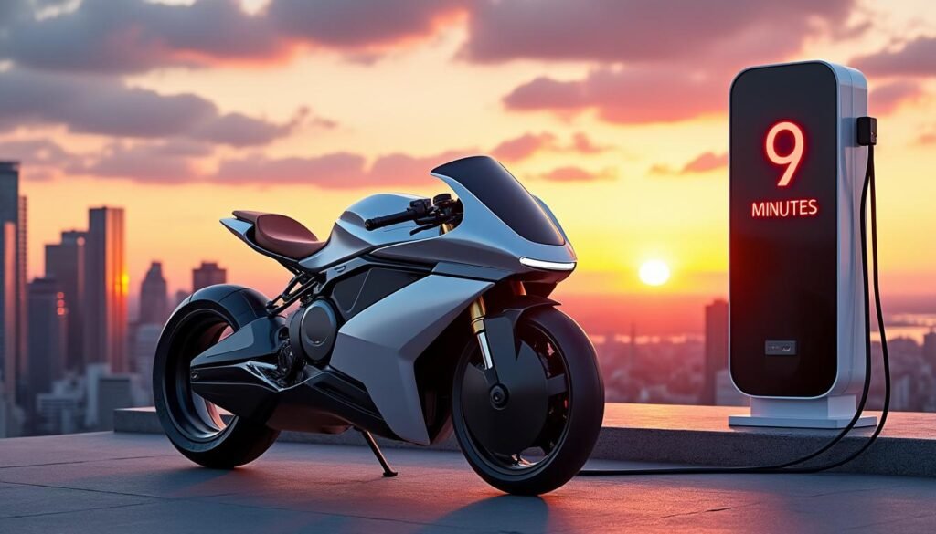découvrez la bbm hiro, la moto électrique innovante conçue par deux français, offrant une expérience unique et une recharge ultra-rapide en seulement 9 minutes. alliez performance, écologie et rapidité sur toutes vos routes !