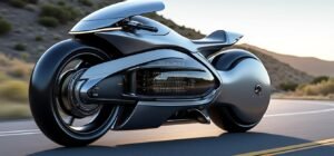 découvrez la moto innovante sans moyeu, offrant une autonomie exceptionnelle de 600 km grâce à sa batterie à semi-conducteurs révolutionnaire.