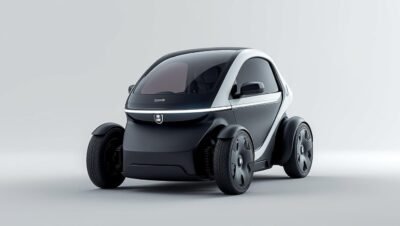 découvrez xyte one, le trois-roues électrique compact de 79 cm alliant l'agilité d'un scooter à l'innovation d'une voiture pour une mobilité urbaine révolutionnaire.