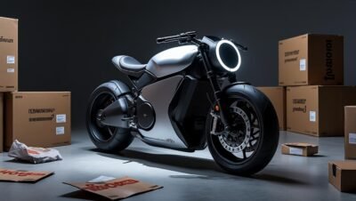 la moto électrique verge ts pro, équipée d'une batterie solide, fait face à des retards de livraison qui retardent son lancement commercial.