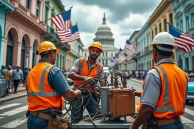 cuba relance progressivement son réseau électrique malgré les défis, tandis que washington renforce sa pression politique et économique sur l'île.