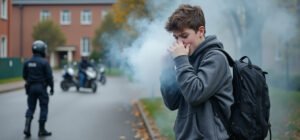 près de toulouse, un adolescent de 14 ans a été aspergé de gaz lacrymogène devant son lycée, dans une affaire liée à la convoitise de deux-roues.