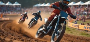 au motocross des nations, les motos électriques impressionnent par leur puissance et suscitent l’enthousiasme des pilotes comme du public.