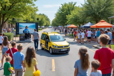 simulateur, voiture « clic-choc » et ateliers : participez à un après-midi gratuit de prévention routière, ouvert à tous les publics.